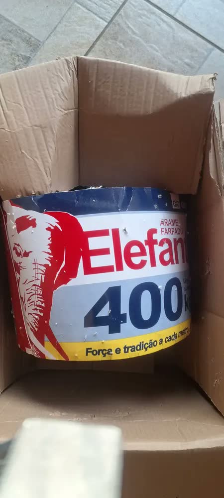 foto de Arame Farpado Gerdau Elefante 400 Metros 400kgf Diâmetro 2.2mm