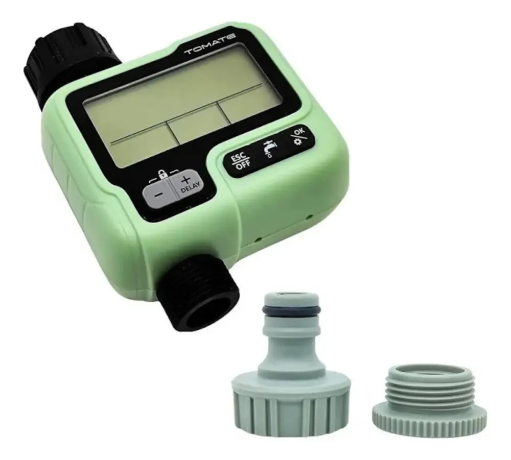 Temporizador Digital Tomate MDC-033 para Irrigação com Tela LCD IPX5