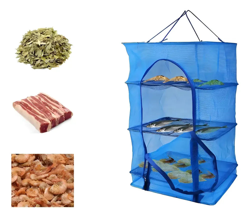 Rede Cesta De Secagem 4 Andares Cultivo Indoor Estuffa