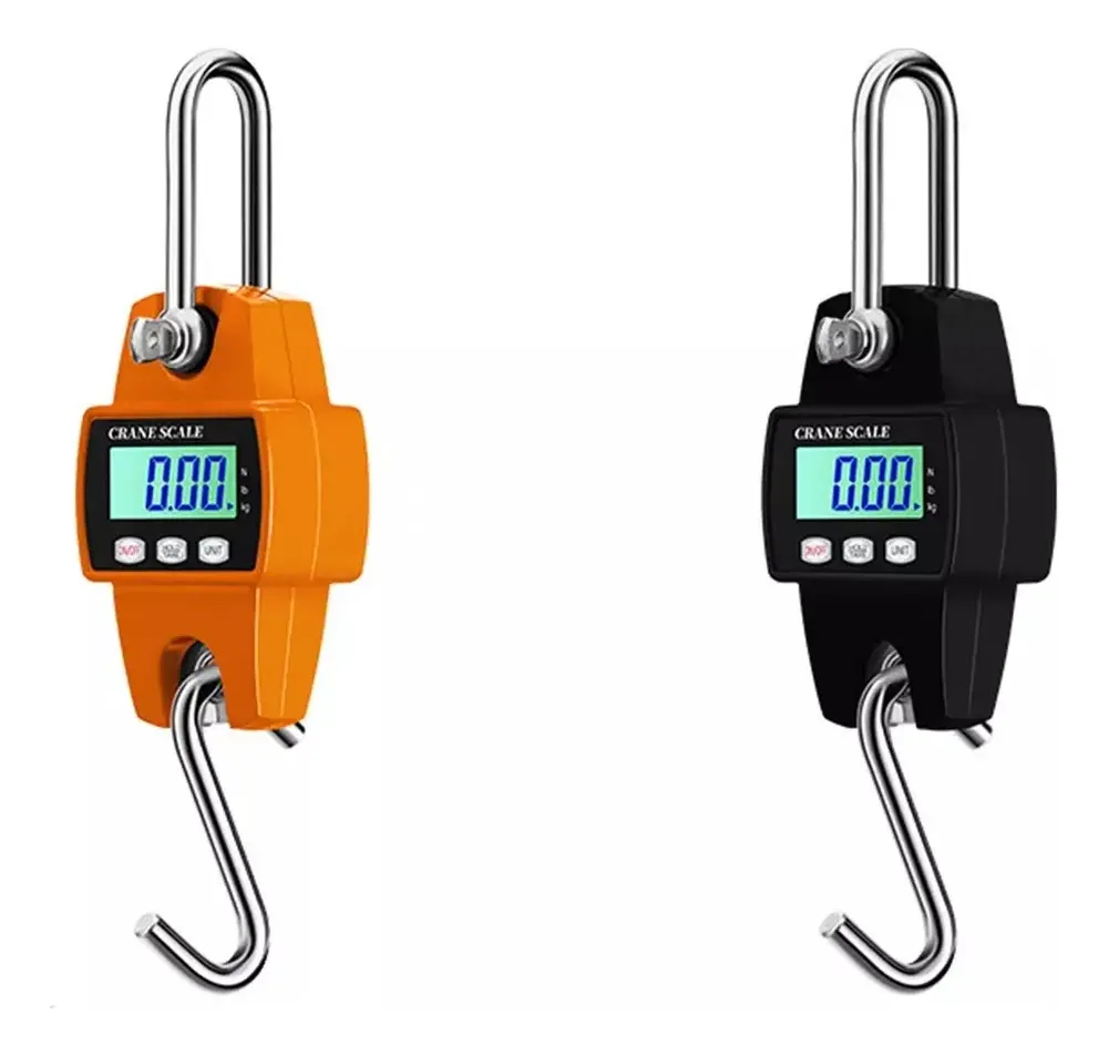 Balança De Gancho Digital 100kg 300kg Portátil Pesca Cor Preto