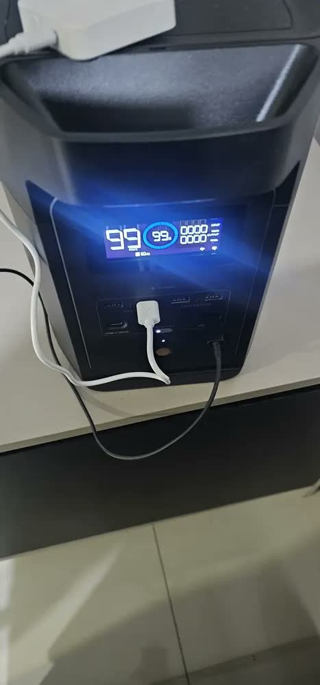 foto de Ecoflow DELTA BLACK E980 127v Estação De Energia Portátil Gerador Solar