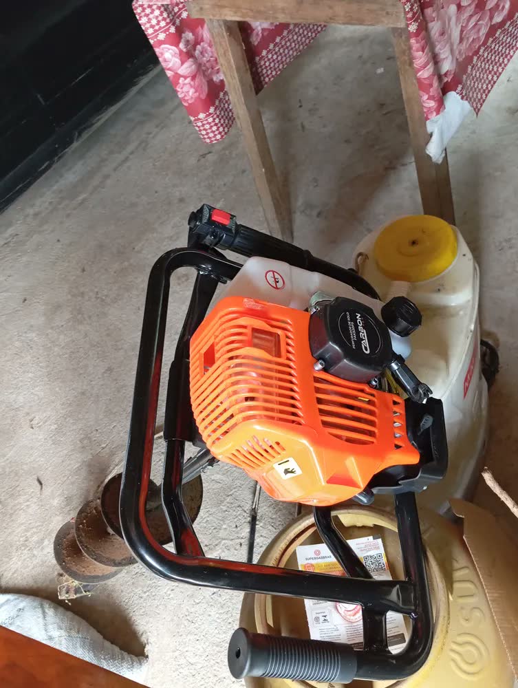 foto de Perfurador De Solo A Gasolina Broca 80x10 80x15 Carbon Fak
