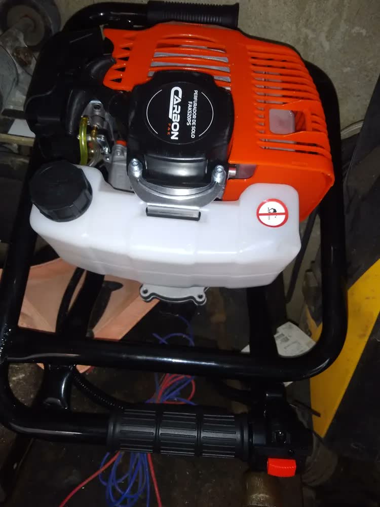 foto de Perfurador De Solo A Gasolina Broca 80x10 80x15 Carbon Fak
