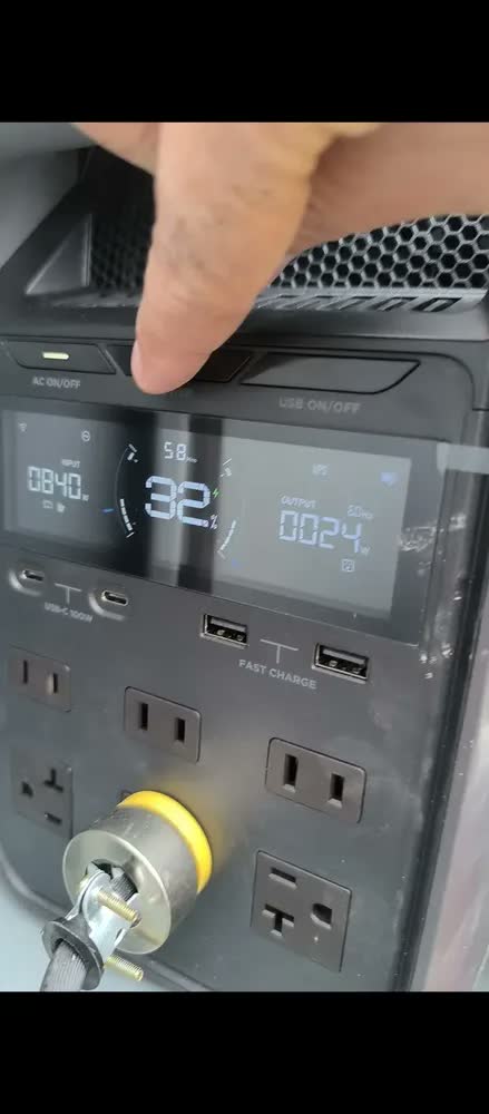foto de Ecoflow Delta 3 127v Estação Energia Portátil Gerador Solar 1024wh