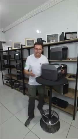 vídeo do produto
