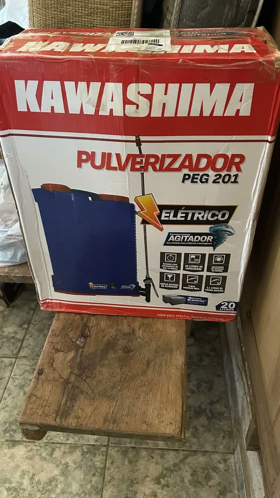 foto de Pulverizador Costal Elétrico Kawashima PEG 201 de 20 L