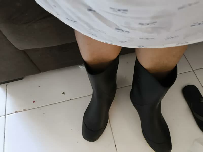 foto de Bota De Borracha Galocha Impermeável Sete Leguas Motoboy Pvc