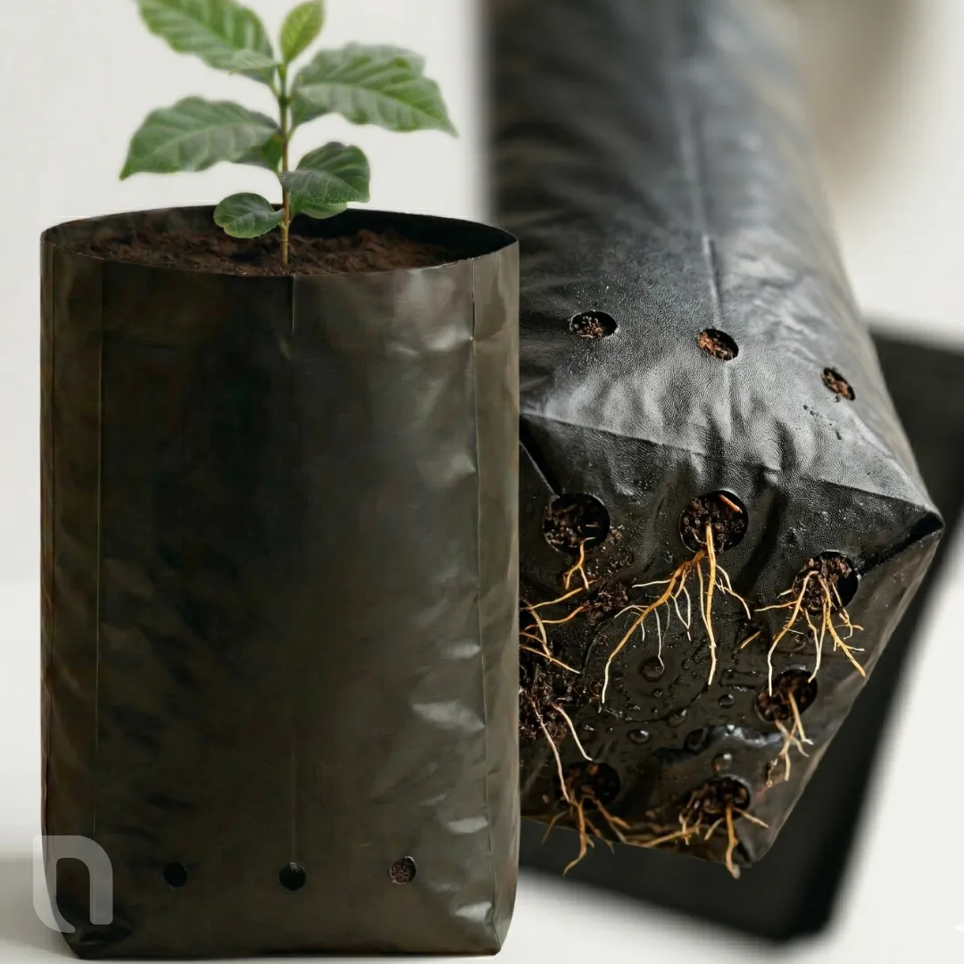 Sacos Para Mudas Café 10x20 60 Micras 20.000un Preto Nuplast