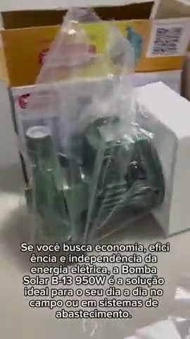 vídeo do produto