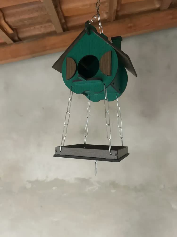 foto de Casinha Comedouro Tratador Aves Livres Decor Eco
