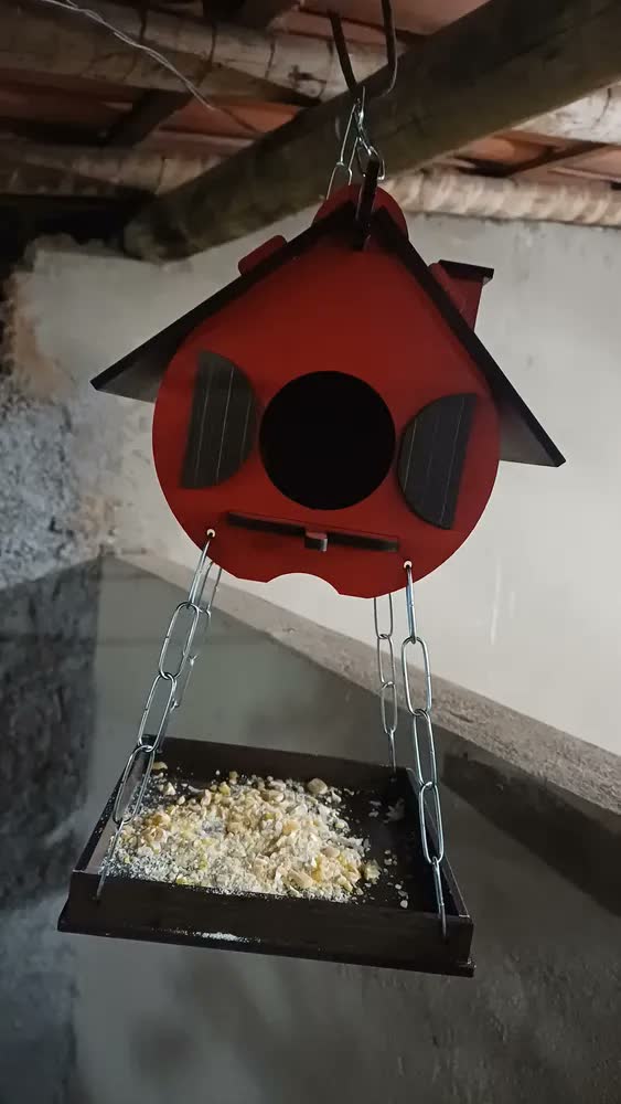 foto de Casinha Comedouro Tratador Aves Livres Decor Eco