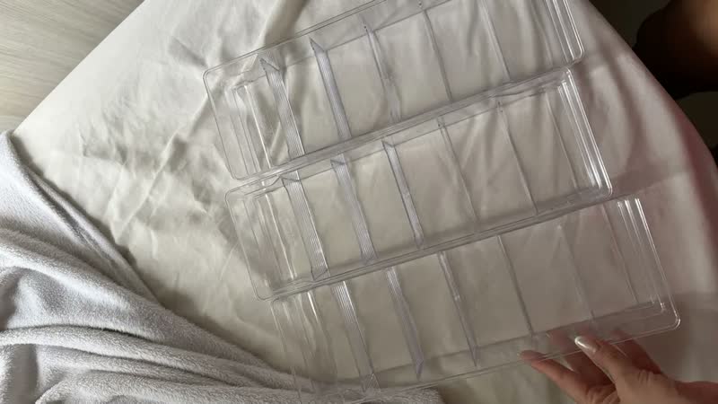 foto de 3 Organizador Gaveta Colmeia 6 Divisória Calcinha Cueca Meia Cor Transparente Amobox