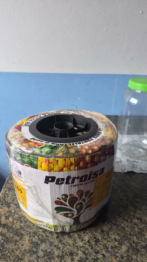 foto de Mangueira Irrigação Gotejamento 200m + Pronta Cor Preto