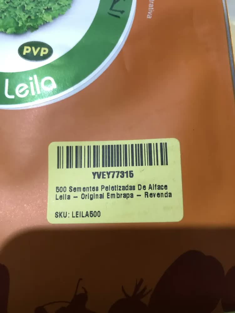 foto de 500 Sementes Peletizadas De Alface Leila - Original Embrapa - Revenda Oficial Yasai Casa Da Horta