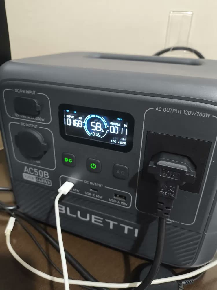 foto de Bluetti Ac50b 700w/448wh Gerador De Energia Portátil