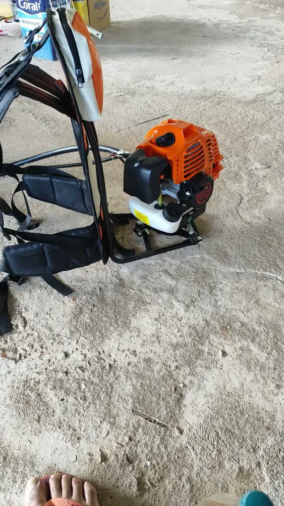 foto de Roçadeira Costal A Gasolina 2t 43cc 1,7hp Vrc430h Vulcan