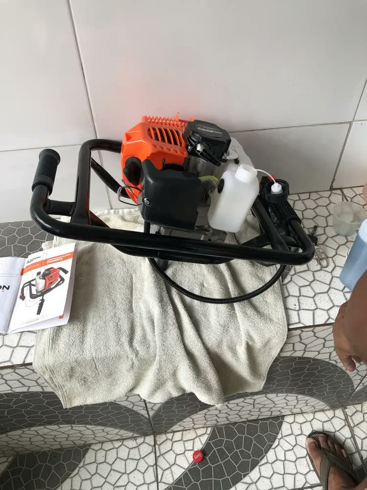 foto de Perfurador Solo Carbon Fak Trado A Gasolina Brocas 80x10/20