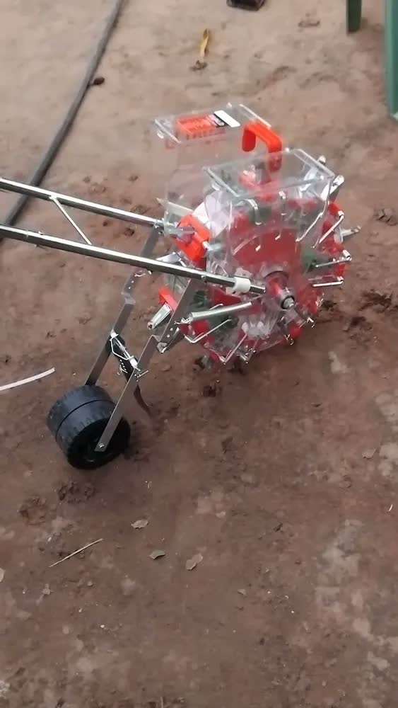 foto de Plantadeira Adubadeira Manual Empurrar 14 Bicos Diversas Sementes Epam14 Evald
