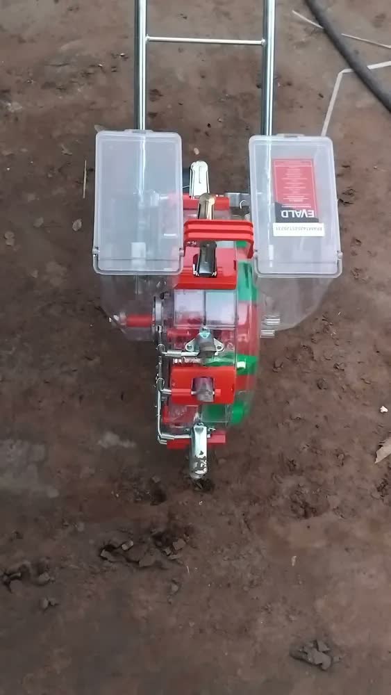 foto de Plantadeira Adubadeira Manual Empurrar 14 Bicos Diversas Sementes Epam14 Evald
