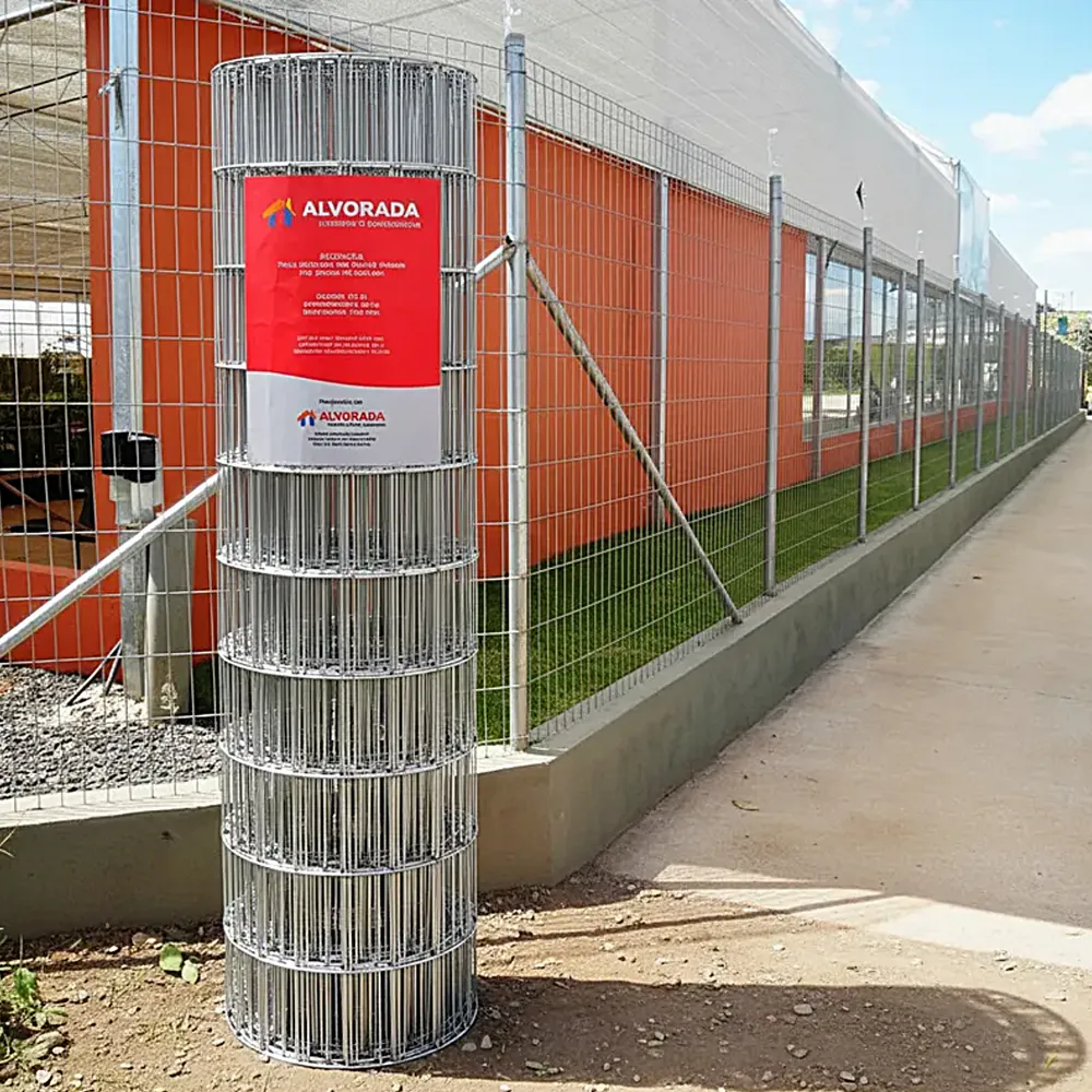 Tela Cerca Soldada Altura 1,50 X 25 Metros Fio 1,60 Mm Malha 5x10cm Alambrado Jardim Fazenda Sitio Chacara Hortas Canteiros Segurança.