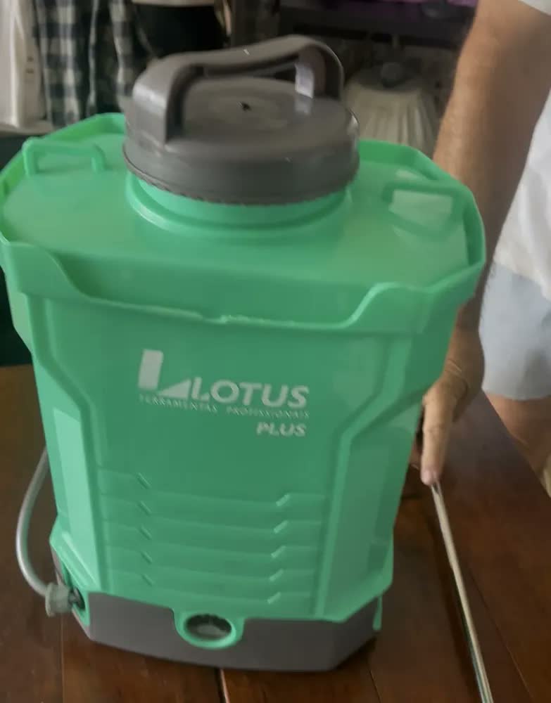 foto de Bomba De Veneno Pulverizador Eletrico 10 L Recarregavel Verde