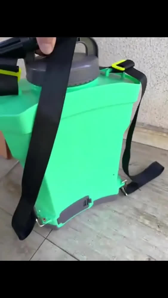 foto de Bomba De Veneno Pulverizador Eletrico 10 L Recarregavel Verde