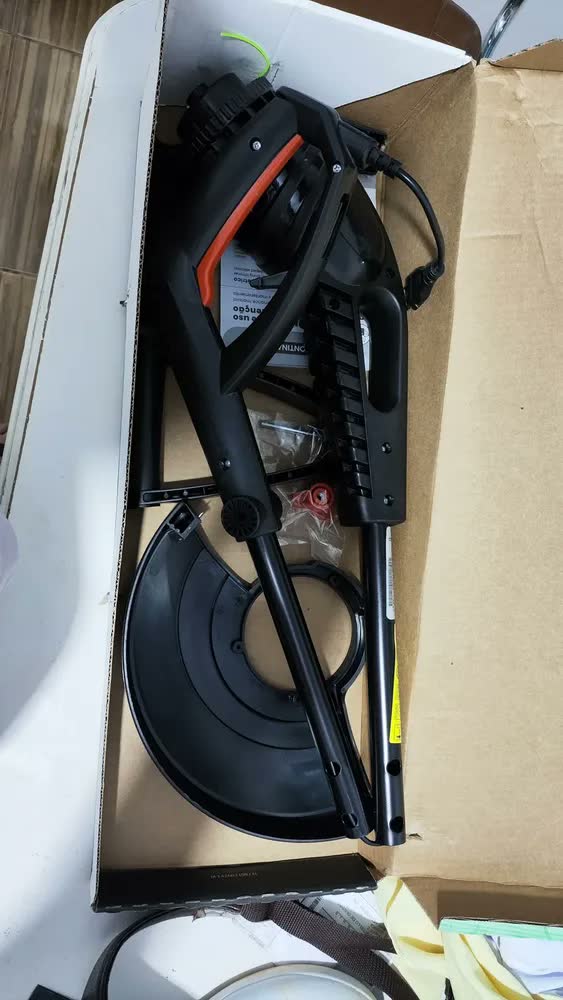 foto de Aparador Cortador De Grama Bipartido 1500w Apb1600t 280mm Tramontina 110v