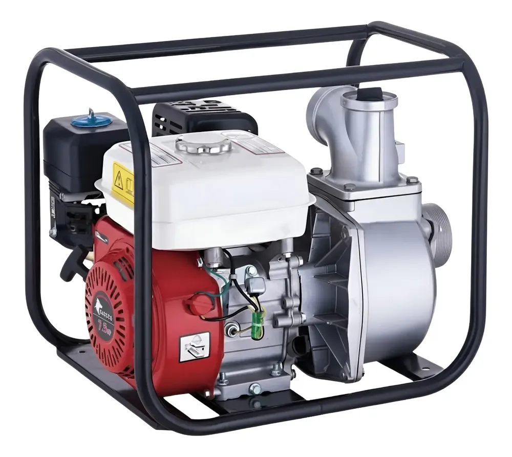 Motobomba gasolina Bascco motor 7.5hp 4t, Saída 2 polegadas