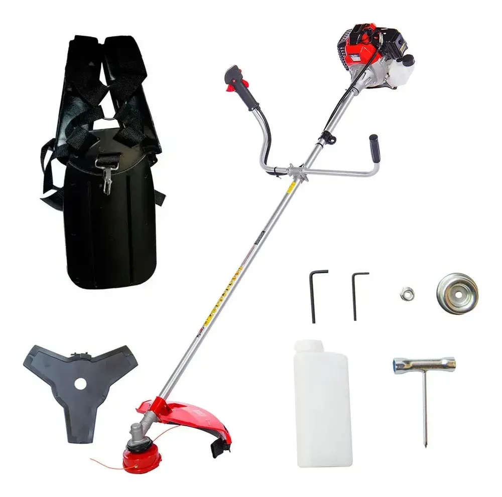 Roçadeira Lateral A Gasolina 2 Hp 52cc 2t Guidão Bicicleta - Toyama