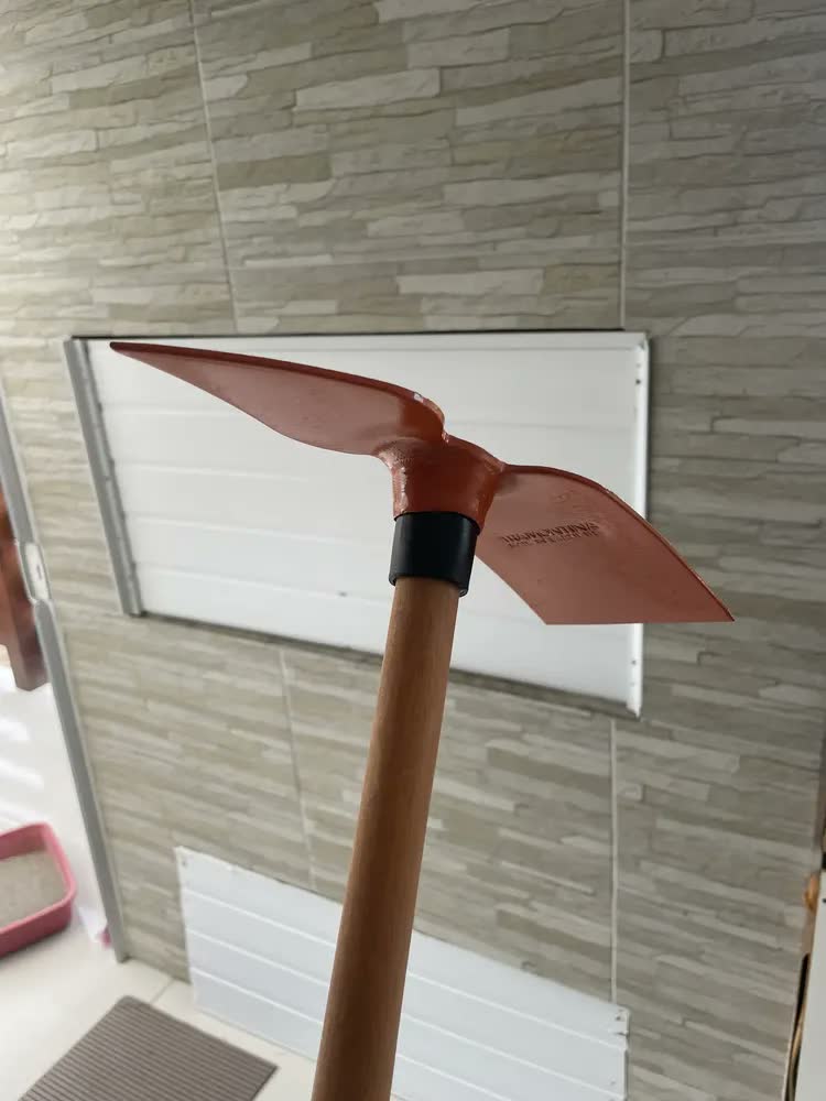 foto de Escardillo de coração de madeira de manga 60cm