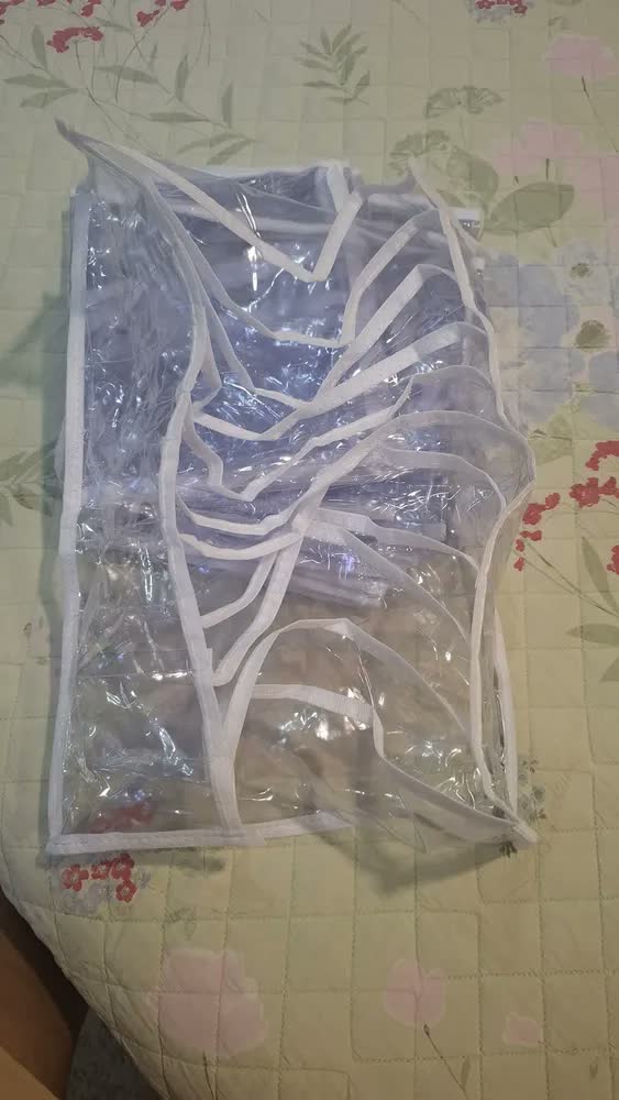foto de 10 Colmeia Organizadora G (10x25x35) Camisetas 10 Nichos Viés Branco