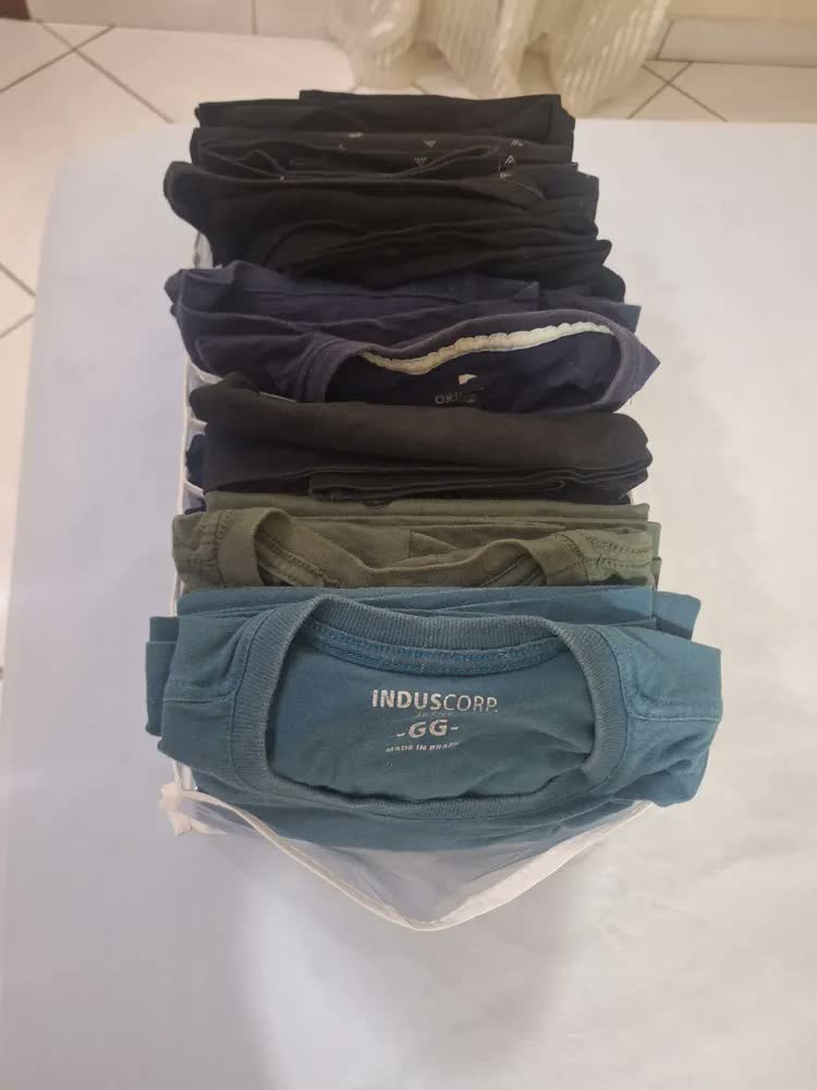 foto de 10 Colmeia Organizadora G (10x25x35) Camisetas 10 Nichos Viés Branco