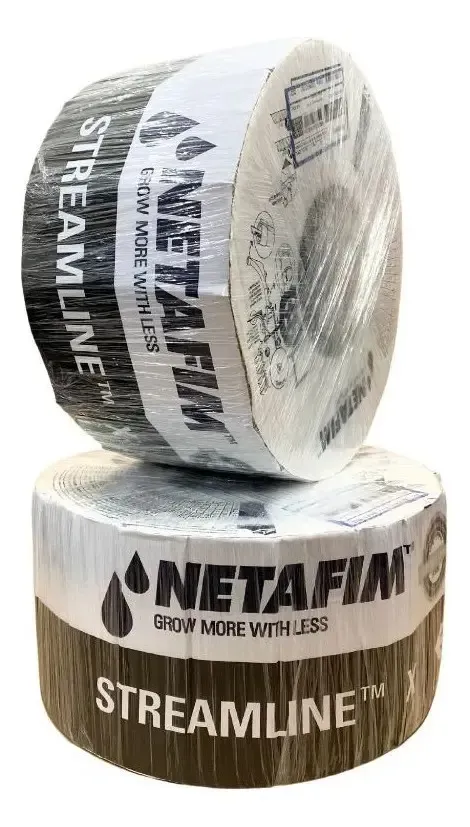 Mangueira Gotejamento Netafim Irrigação 50cm 1,6l/h 2000 Mts Preto