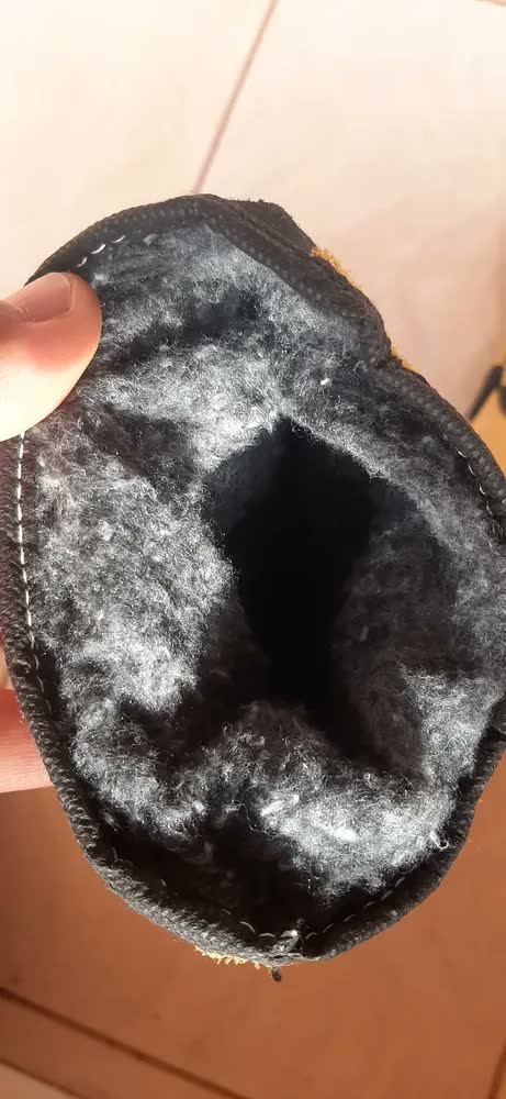 foto de Luva De Raspa Epi Solda Proteção Cano Longo The Black Tools
