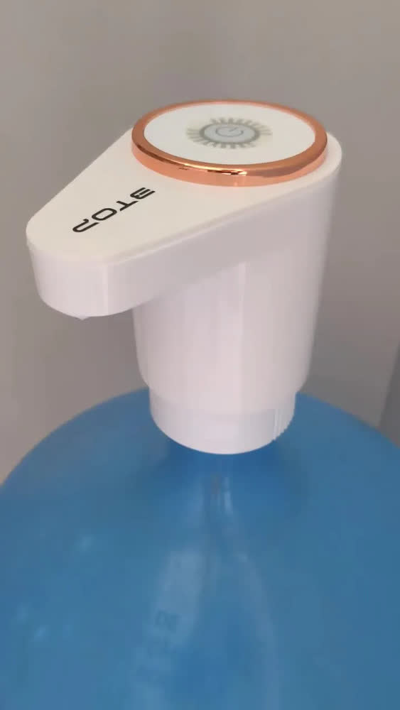 foto de Bomba Agua Elétrica Usb Recarregável Para Galao Dispenser Automatico Touch Portatil Agua Mineral Garrafao Sem Fio Cozinha Empresa Camping Viagem Rapido Silencioso