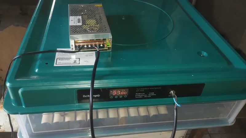 foto de Chocadeira Incubadora 130 Ovos Bivolt Certificada Inmetro Automática Profissional Beltempo BT-400 Marrom